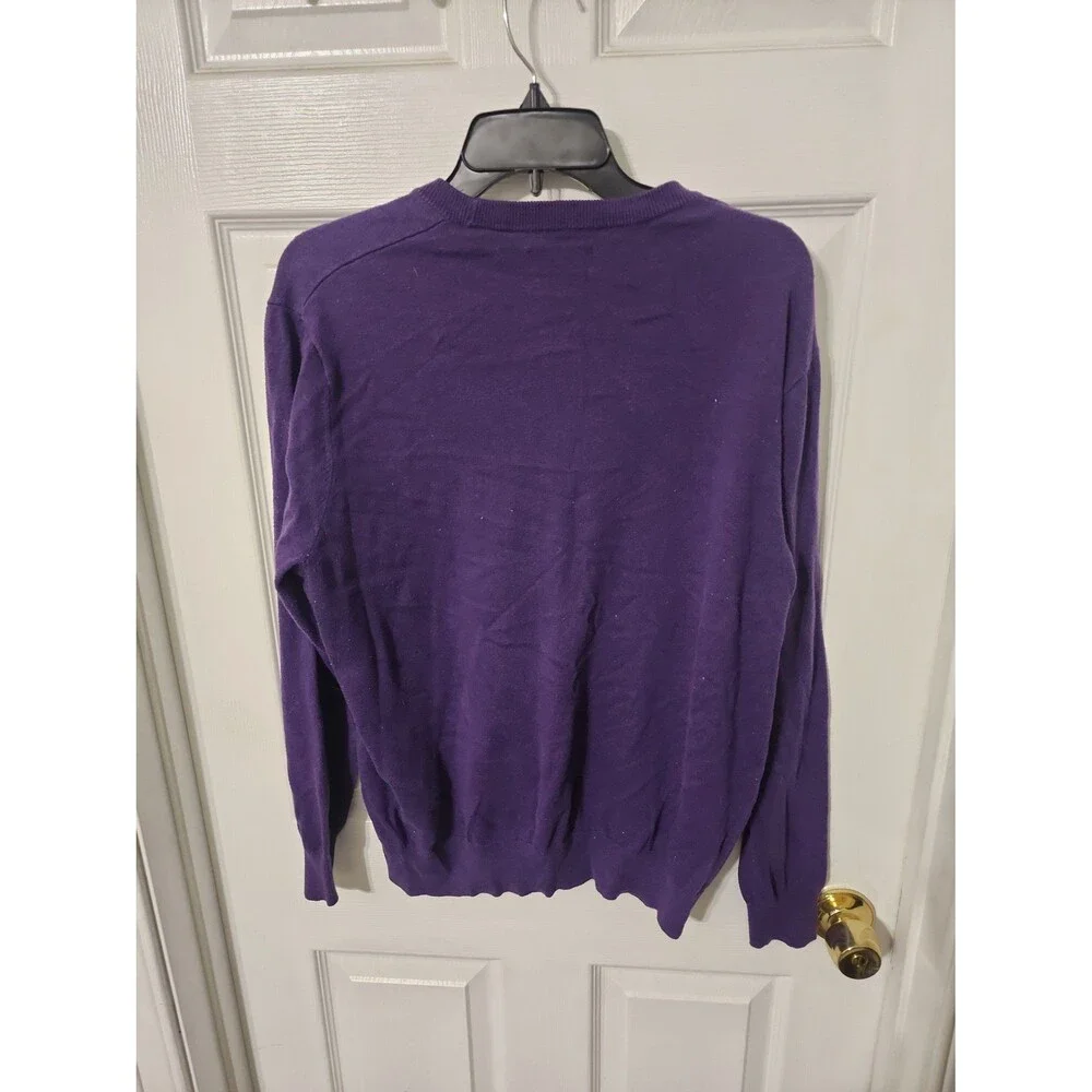 Chaps Men's Deep Purple Crewneck Sweater